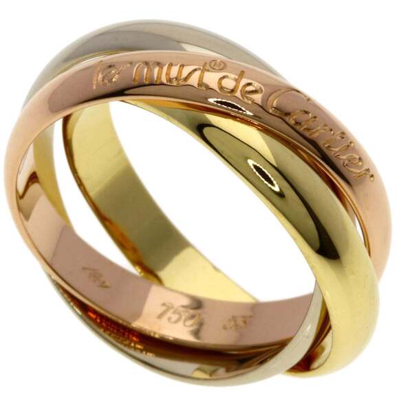 Cartier Jewelry - CARTIER 18k Gold Trinity Ring #53
